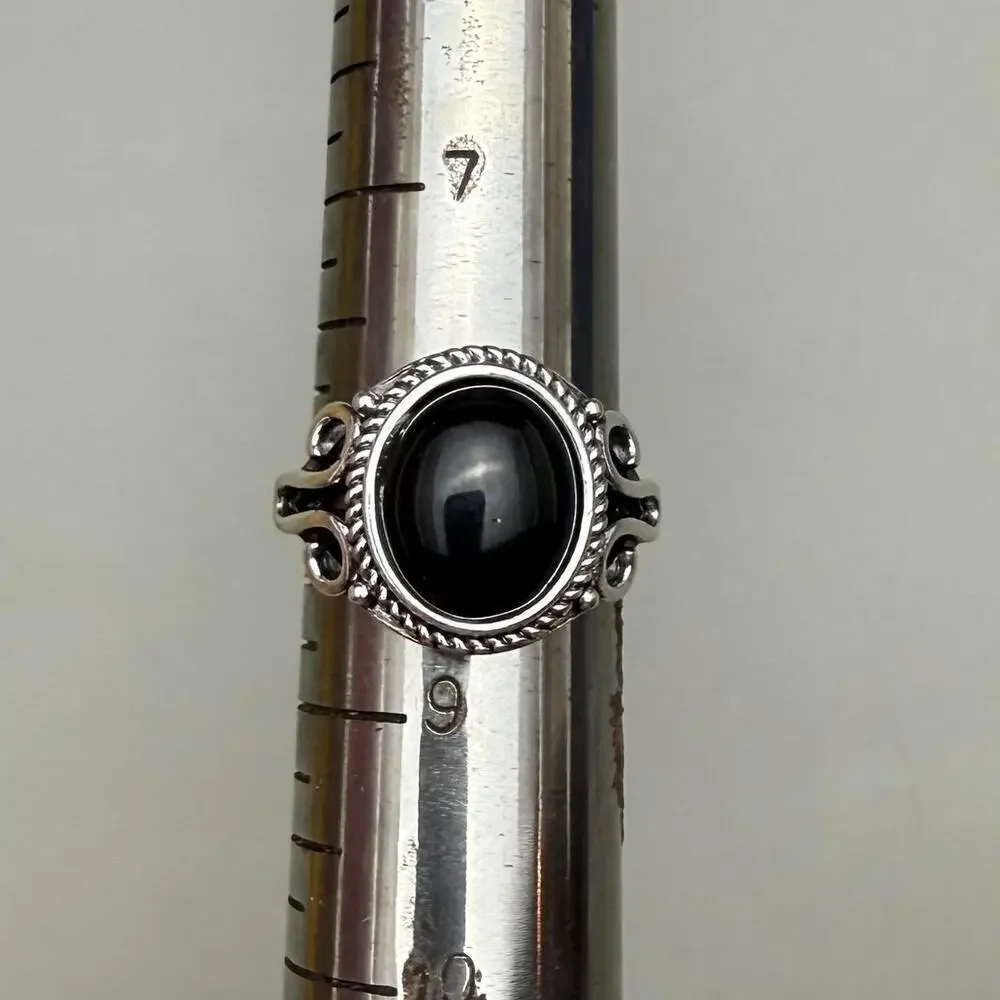 Y2k vintage silver witch black